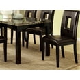 thumbnail image 4 of Modern Contemporary Rectangular Dining Table With Faux Marble Top And Birch Veneer Finish, 4 of 4