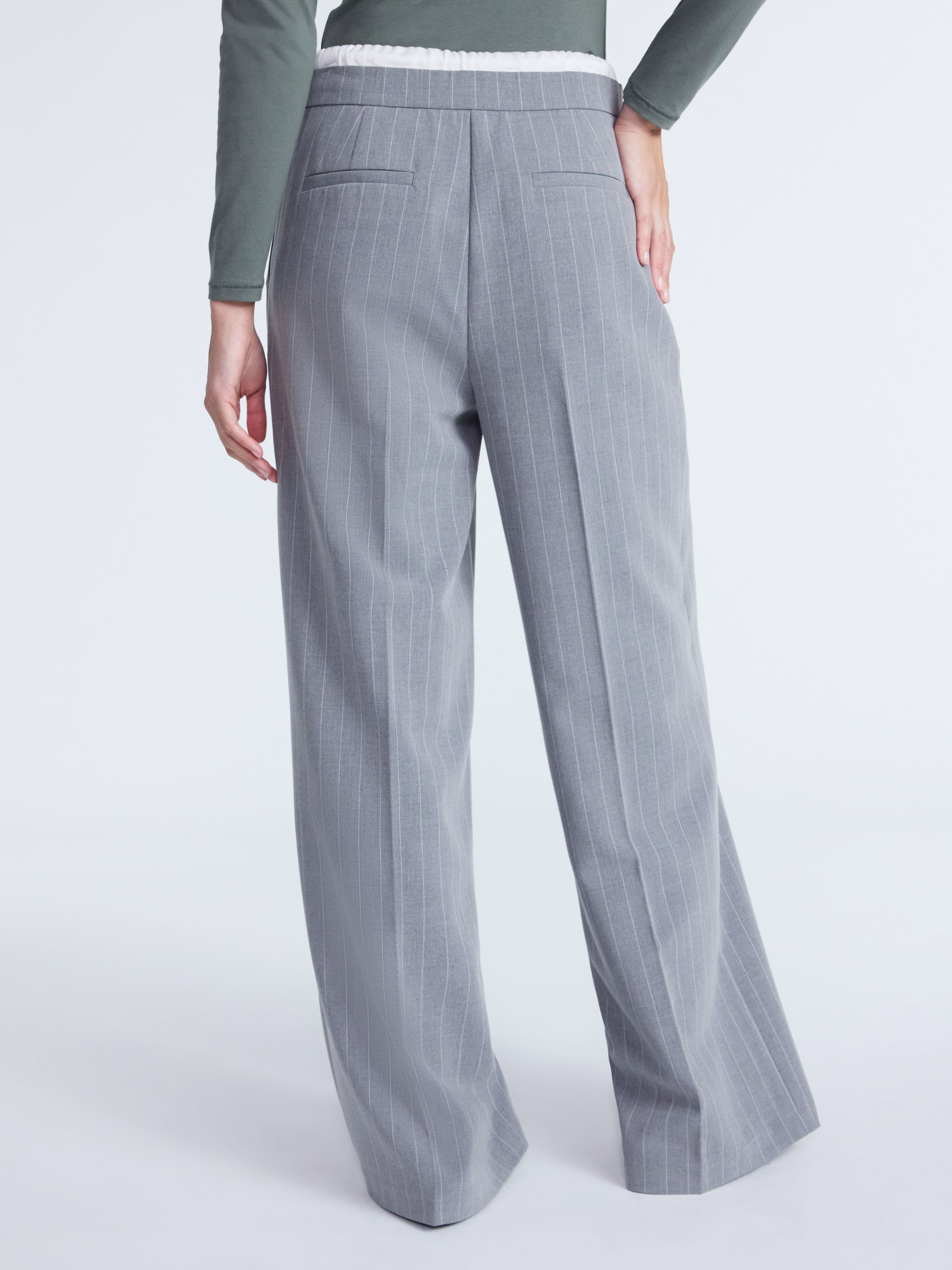 Scoop Women’s and Women’s Plus Double Waisted Pants, Sizes 0-26