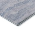 thumbnail image 3 of Addison Rugs Mayfield Premium Machine Washable Transitional Stripes Sky Round Rug, 8' x 8', 3 of 5
