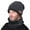 Gray, variant on Morttic Fashion Hat Men Warm Beanie Winter Thicken Hat And Scarf Two-Piece Knit Windproof Cap