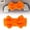 Orange, variant on Cute Bow Car Roof Handle Cover, Decorative Protective Sleeve for Vehicle Interior & Passenger Grab Handle