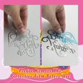 thumbnail image 3 of 10 PCS Silver Happy Birthday Cake Toppers Mirror Acrylic Cake Topper Side Cake Decorations Cake Inserts Cake Decorating Supplies Cupcake Toppers for Birthday Party Cake Desserts Pastries 10 Styles, 3 of 4