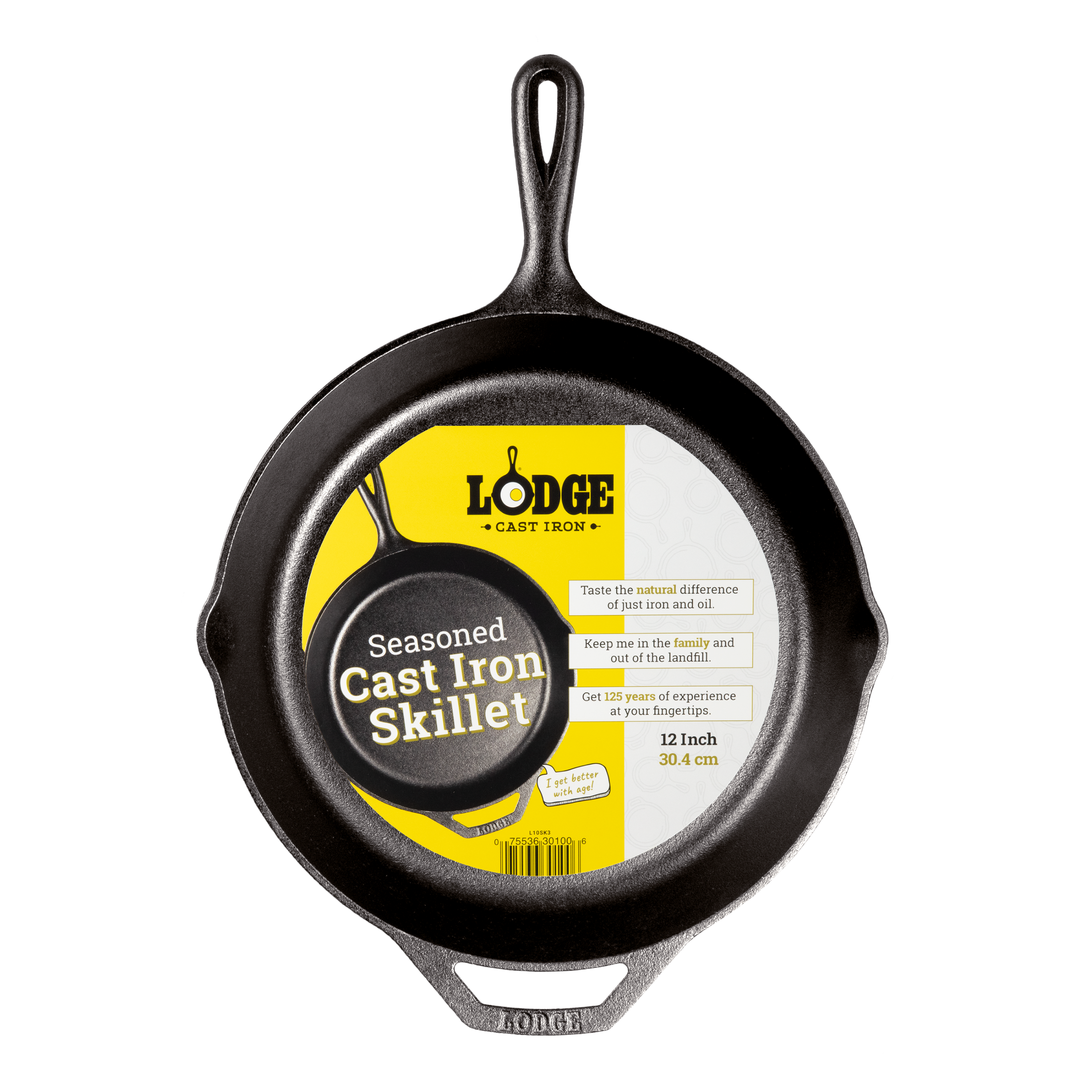 Lodge 12-Inch Seasoned Cast Iron Skillet photo 3