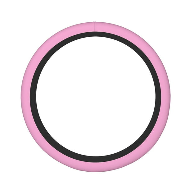 Fotbe Pink Funda para Volante Universal de 15 pulgadas, Accesorios para Auto para Hombre y Mujer, Protector de Volante Cómodo para SUV y Sedán