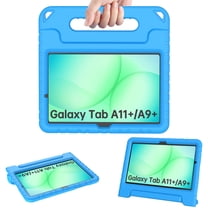 AVAWO Kids Case for Samsung Galaxy Tab A11 Plus/A9 Plus 11-inch 2026/2023, with Built-in Screen Protector, Light Weight Shock Proof Handle Stand Kids Friendly Cover,Blue