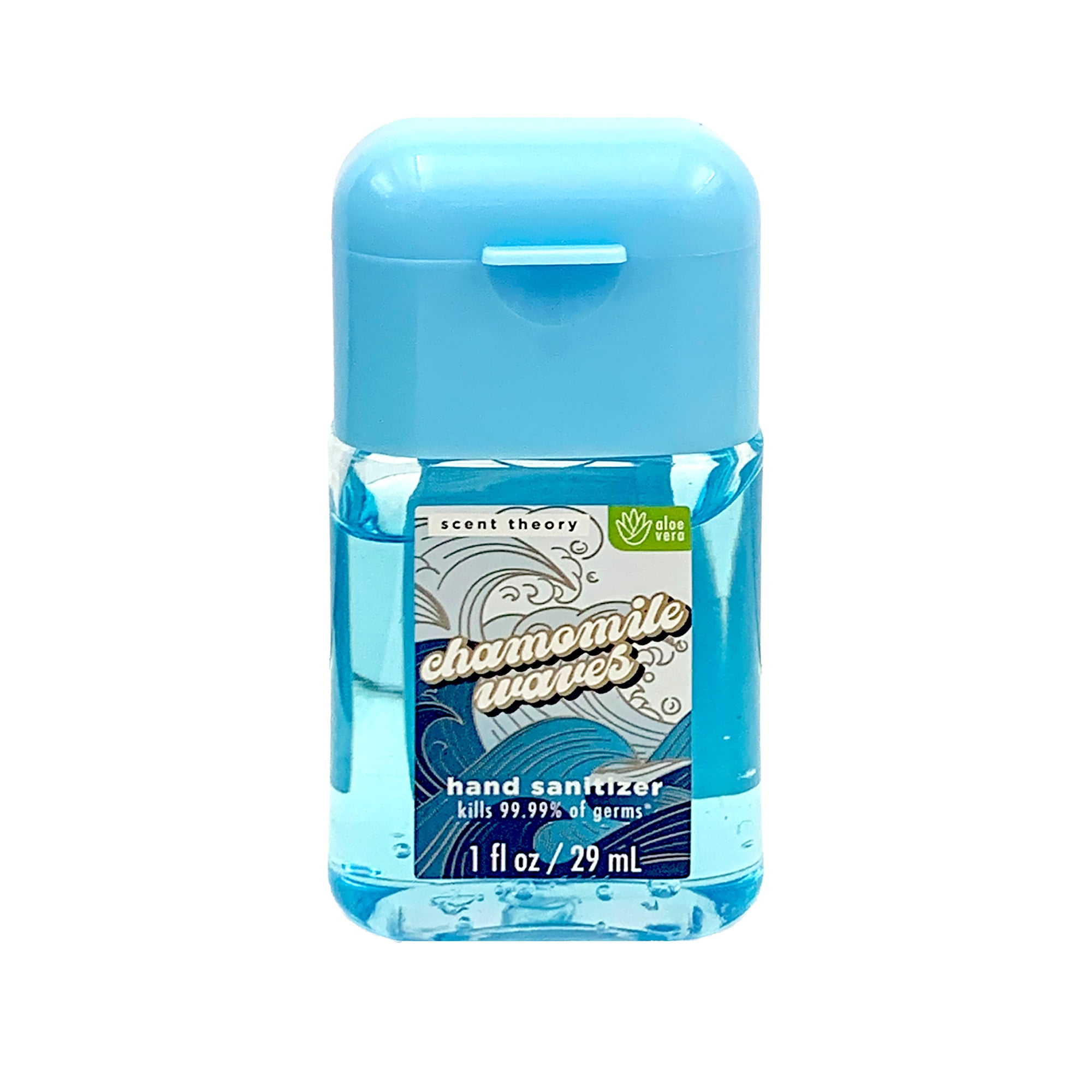 (3 pack) Scent Theory Hand Sanitizer Gel, Chamomile Waves, 1 fl oz