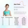 thumbnail image 6 of Yanarno Kids Girls Cami Crop Top Sleeveless Training Bra Sports Vest Sportswear Underwear Black 6, 6 of 6