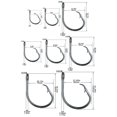 Giant Fishing Hook 5/0-16/0 Forged In-line Circle Hooks Shark