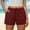 Wine, variant on Only Moment Women's Drawstring Sweat Shorts Blended Fabric Summer Casual Elastic High Waisted Wide Leg Cute Dressy 2026 Vacation Beach Clothes Gym Shorts Women Purple,S