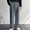 39#Gray, variant on Ftwytp Men's Solid Color Casual Sports Pants, Straight Leg, Loose Fit, Korean Style Wide-Leg Trousers, White, Floor-Length Comfort