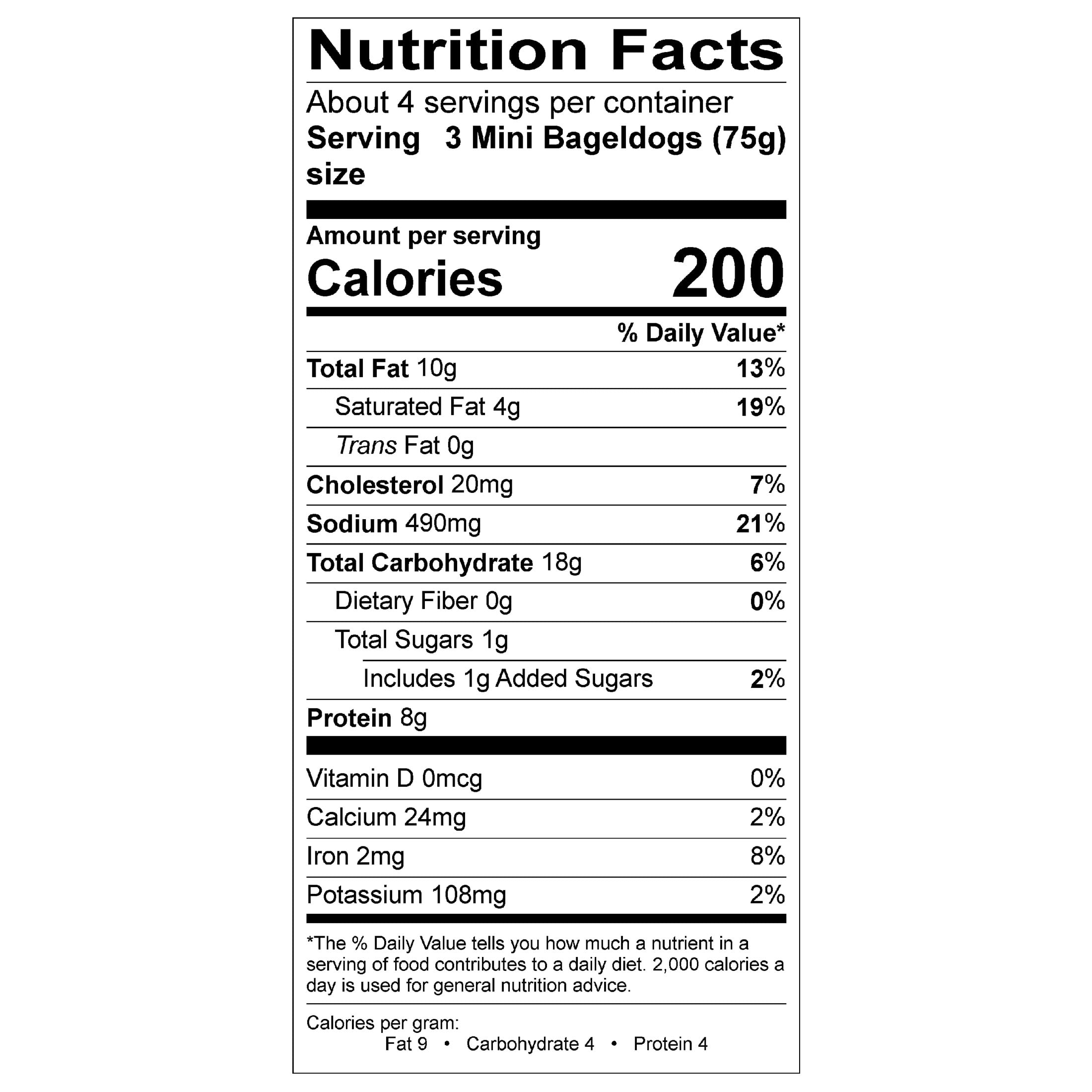 Vienna Beef Natural Mini Bagel Dogs, 12 oz.