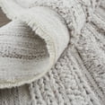 thumbnail image 6 of Feizy Alden Transitional Stripes, Ivory/Taupe, 2' x 3' Accent Rug Stain Fade Resistant Handmade Casual Solid Floor Rug for Living room Bedroom, 6 of 8