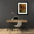 thumbnail image 4 of Rudolf Ernst 19x24 Black Modern Framed Museum Art Print Titled - Tiger at Rest, 4 of 5