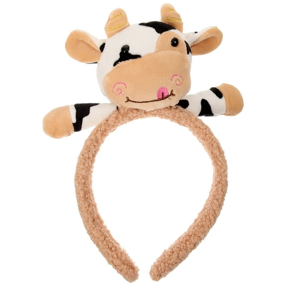 Soimiss Multi Cow Headband Soft Comfortable Hairband for Makeup and Spa