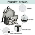 thumbnail image 4 of Dachshund and Heart Backpack Backpack for School,Cute School Bag,Schoolbag with Adjustable Shoulder Straps & Padded Back,13.8"x11.4"x6", 4 of 6