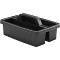 thumbnail image 2 of Housekeeping Cart Carry Caddy Accessory, Polypropylene, Black, 2 of 2