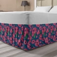 thumbnail image 1 of Ambesonne Multi-color Wrap Around Gathered Microfiber Bed Skirt, Queen, 1 of 2