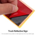 thumbnail image 2 of KAKOWELY 8Pcs Truck Rear Reflector Reflective Sign Safety Truck Plate Warning Reflector,5.71"X1.77"X0.2", 2 of 4