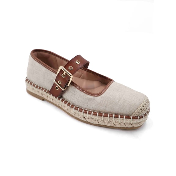Time and Tru Women’s Mary Jane Espadrille Flats