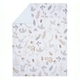 thumbnail image 6 of Lambs & Ivy Treetop Fox Woodland/Forest Minky/Faux Shearling Fleece Baby Blanket, 6 of 7