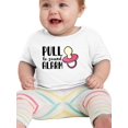 thumbnail image 1 of Pull To Sound Alarm Pacifier T-Shirt Infant -Smartprints Designs,  6 Months, 1 of 4