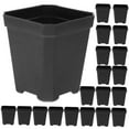 thumbnail image 6 of MLINS  20 Pcs Seedling Pot Starter Outdoor Indoor Plant Pots Plants Black, 6 of 8