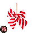 thumbnail image 5 of Dserhfy Candy Stripes Christmas Bows for Wreath Red And White Candy Cane Stripes Bow for Garland Wedding Party Staircase Fireplace Indoor Outdoor Decor, 5 of 8