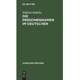 thumbnail image 1 of Die Personennamen im Deutschen (SAMMLUNG GOSCHEN) (German Edition), 1 of 1