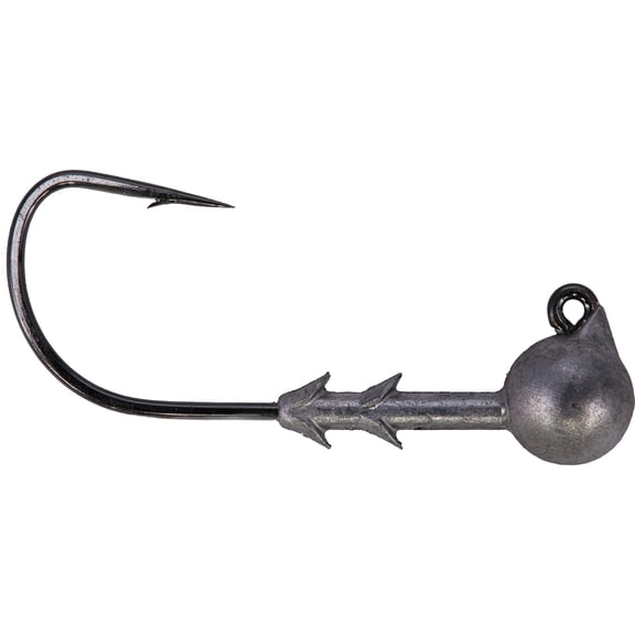 Buckeye Lures G-Stroll Head 1/8oz Round Ball Jighead 2/0 Unpainted
