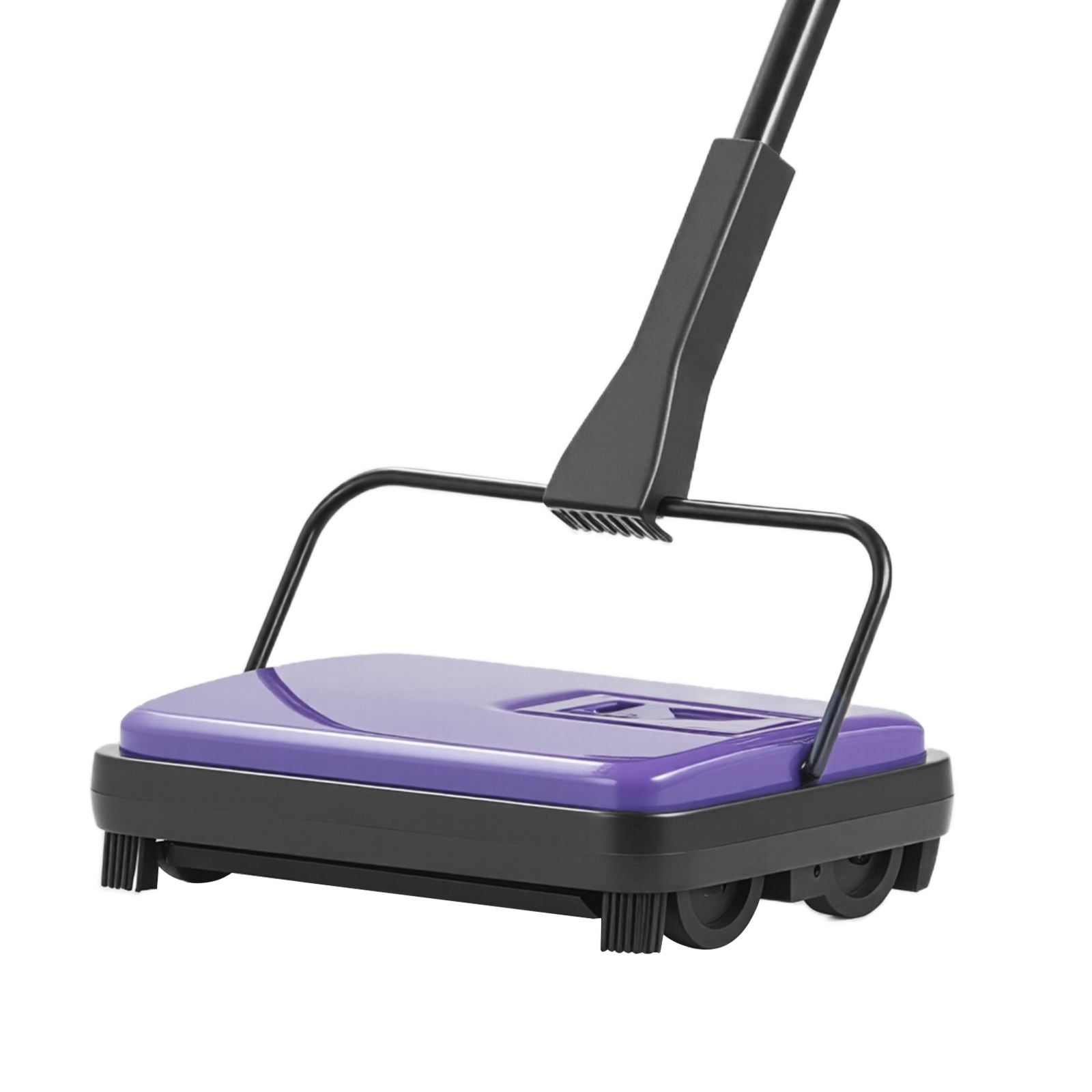 Carpet Sweeper, Manual Floor Sweeper with 300 ml Dustbin Capacity Easy to Empty, 6.7 inch Cleaning Width for Home Office Carpets Pet Hair Dust, Purple