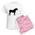 thumbnail image 6 of CafePress - Draft Horse Women's Light Pajamas - Women's Short Sleeve Print T-Shirt and Pants Light Cotton Pajama Set, 6 of 7
