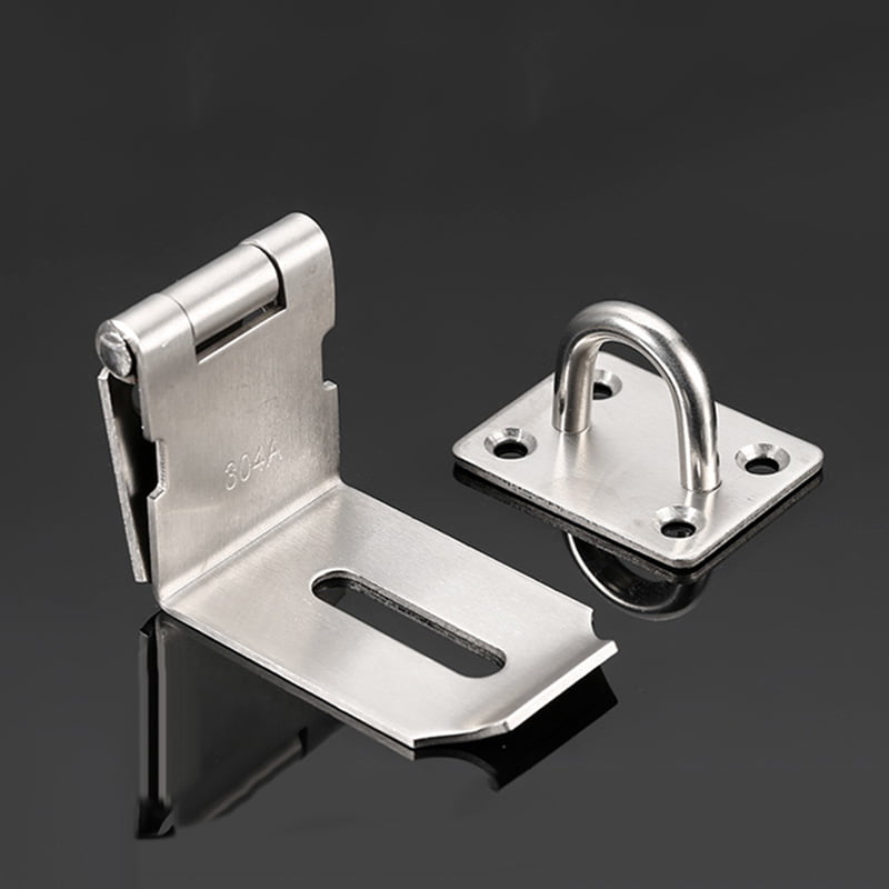 Anti-theft Security Door Lock Stainless Steel Thicken Bolt Locker Hasp Latch New