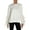 white, variant on J.O.A. Womens Cascade Ruffle Sweatshirt, White, Medium