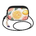 thumbnail image 2 of FORMRS Mini Crossbody Bag for Women Adjustable Shoulder Rope Travel Casual Phone Purse, Candy Lemon Slices, 2 of 7