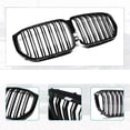 thumbnail image 5 of Kidney Grille Compatible for X5 G05 Radiator Grille XDrive40i XDrive50i XDrive45e M50i 2018 2019 2020 2021 2022 2023 Double Grilles Glossy Black, 5 of 7