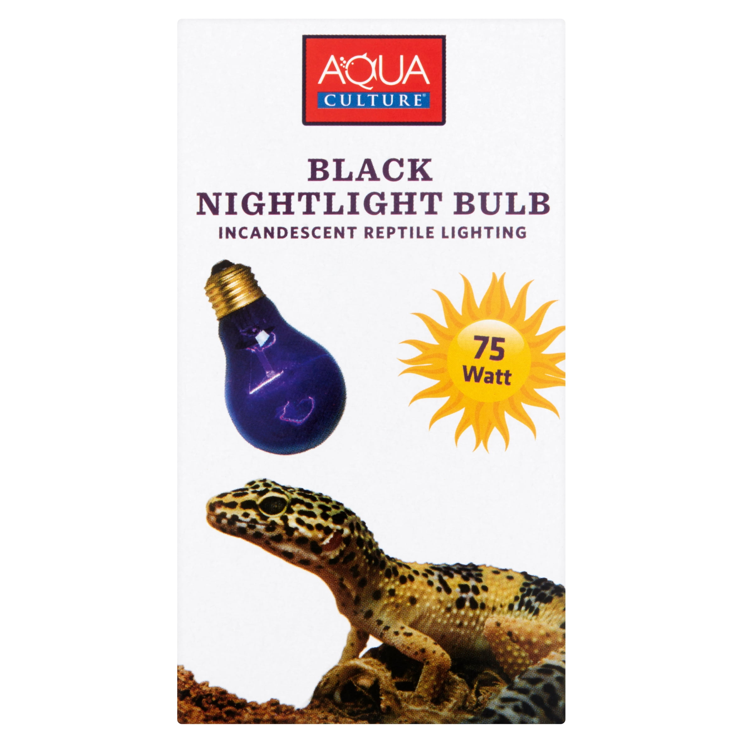 Aqua Culture 75 Watt Black Nightlight Bulb