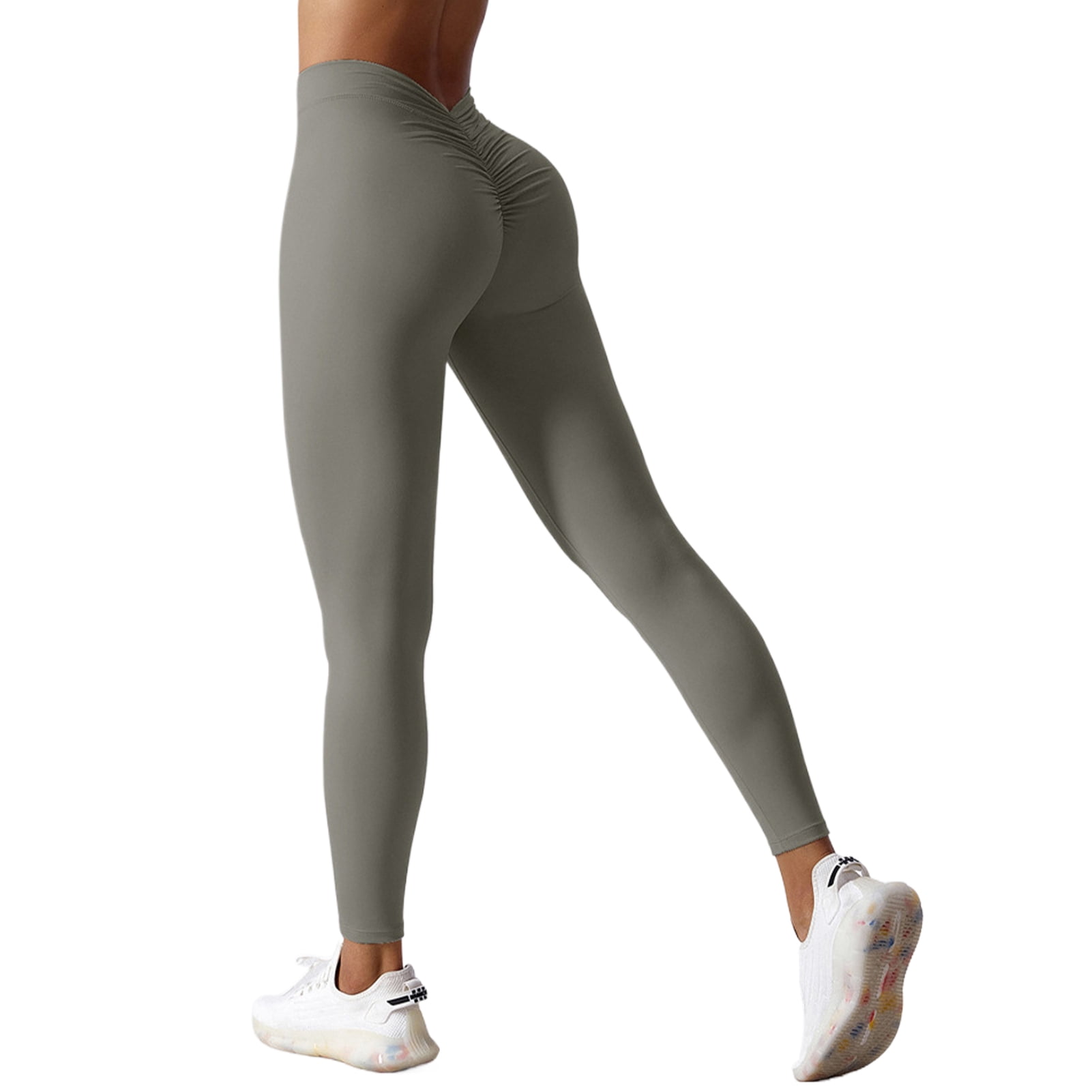 Justharion Versatile Women S Leggings For Fitness Enthusiasts Sexy Yoga  Leggings Push Up Comfortable Yoga Pants Grey L