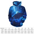 thumbnail image 2 of Galaxy Nebula Space Art Men's Women Vintage 3D Hooded Sweatshirt - All-Season Loose Fit Streetwear, 2 of 6