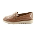 thumbnail image 2 of Naturalizer Adiline Women's Loafers & Slip-Ons Hazelnut Brown Patent Leather, 2 of 8