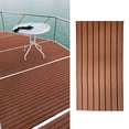 thumbnail image 3 of Hoja de cubierta de barco EVA, suelo marino antideslizante para yate, alfombra marrón NikouMX Deportes, 3 of 8