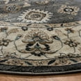 thumbnail image 3 of SAFAVIEH Lyndhurst Frances Traditional Bordered Area Rug, Grey/Cream, 7' x 7' Round, 3 of 5