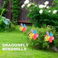 thumbnail image 4 of 3 Pcs Dragonfly Windmills Decorative Garden Pinwheels Children Windmills Toys, 4 of 8