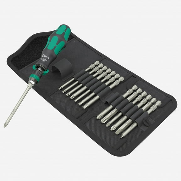 Wera 051061 Kraftform Kompakt 838 RA-R M Metric Set 1, 15 Pieces