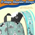 thumbnail image 5 of Siberian Husky and Mountains 17" School Backpacks for Teens,Waterproof Oxford Fabric,S-Shape Padded Straps for School,Travel,Hiking,Camping, 5 of 6