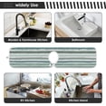 thumbnail image 6 of Coolnut Blue Navy Stripe Sink Splash Guard for Faucet 2 Packs Faucet Absorbent Mats, Nordic Tribal Rustic Faucet Handle Drip Catcher Quickly Drying Mat for Kitchen Counter Bathroom, 30"x5.5" RV, 6 of 7