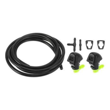 Unique Bargains Windshield Washer Nozzle Kit for Honda Pilot 2009-2014 No.76810SZAA01ZA with Gaskets,Hose Connector Fluid Hose