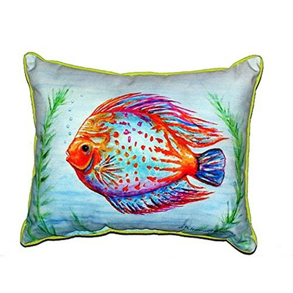 Orange Fish Extra Large Zippered Pillow 20x24
