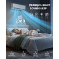 thumbnail image 6 of 12000 BTU Mini Split Air Conditioner & Heat Pump - 19 SEER Inverter - Ultra-Quiet 42dB - 3-in-1 Cooling, Heating & Dehumidifying - Wall Mounted - Cools & Heats up to 750 Sq.Ft - 115V, 6 of 36