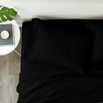 thumbnail image 3 of Shrinita 700 Thread Count Organic Cotton Bedsheet 6 PC RV-King Black 15" Deep Pockets, 3 of 7