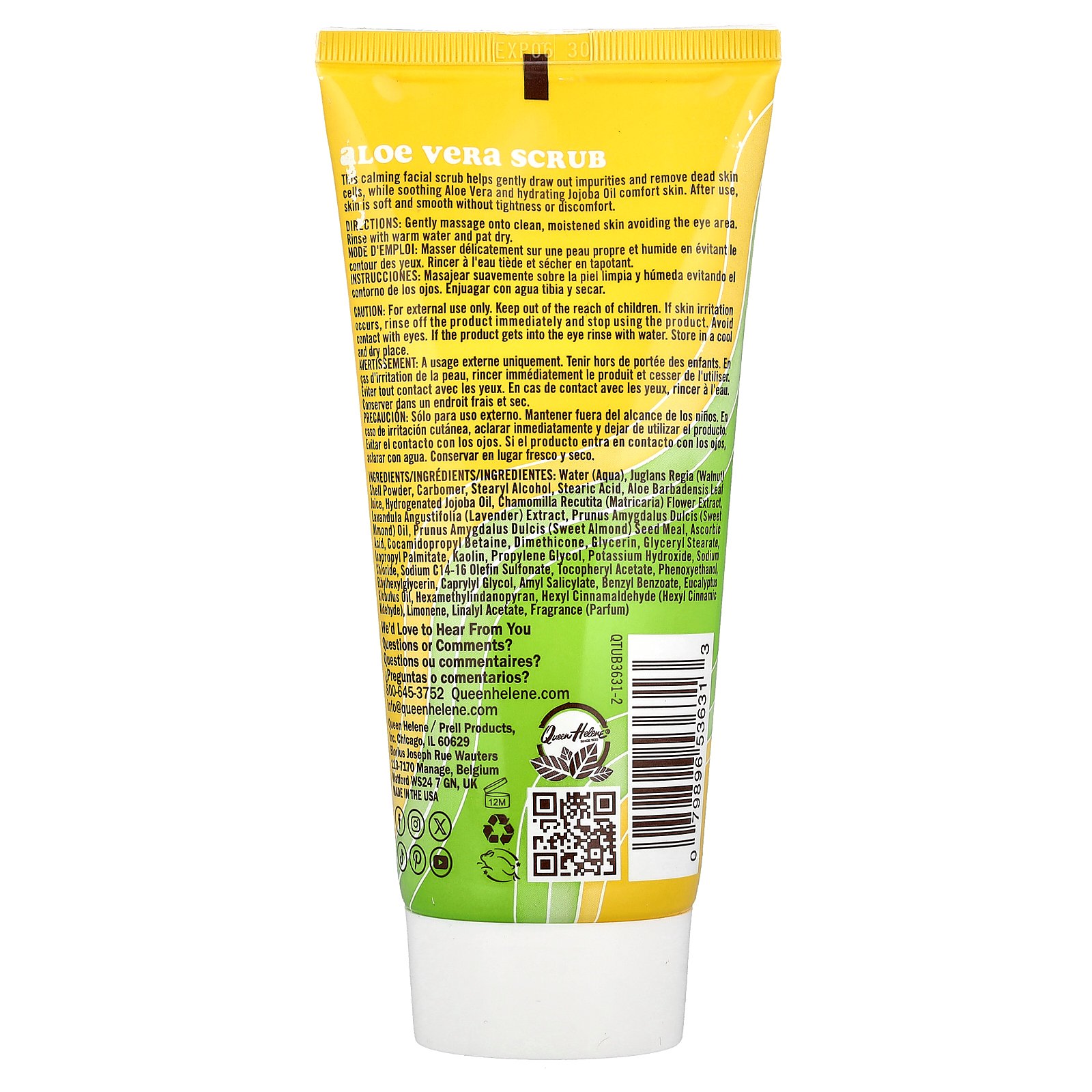 thumbnail image 5 of Queen Helene Aloe Vera Scrub 6 oz, 5 of 5
